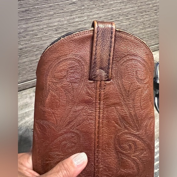 Dan Post cowgirl boots Brown size 6 1/2 Preowned Great Condition - Picture 8 of 12